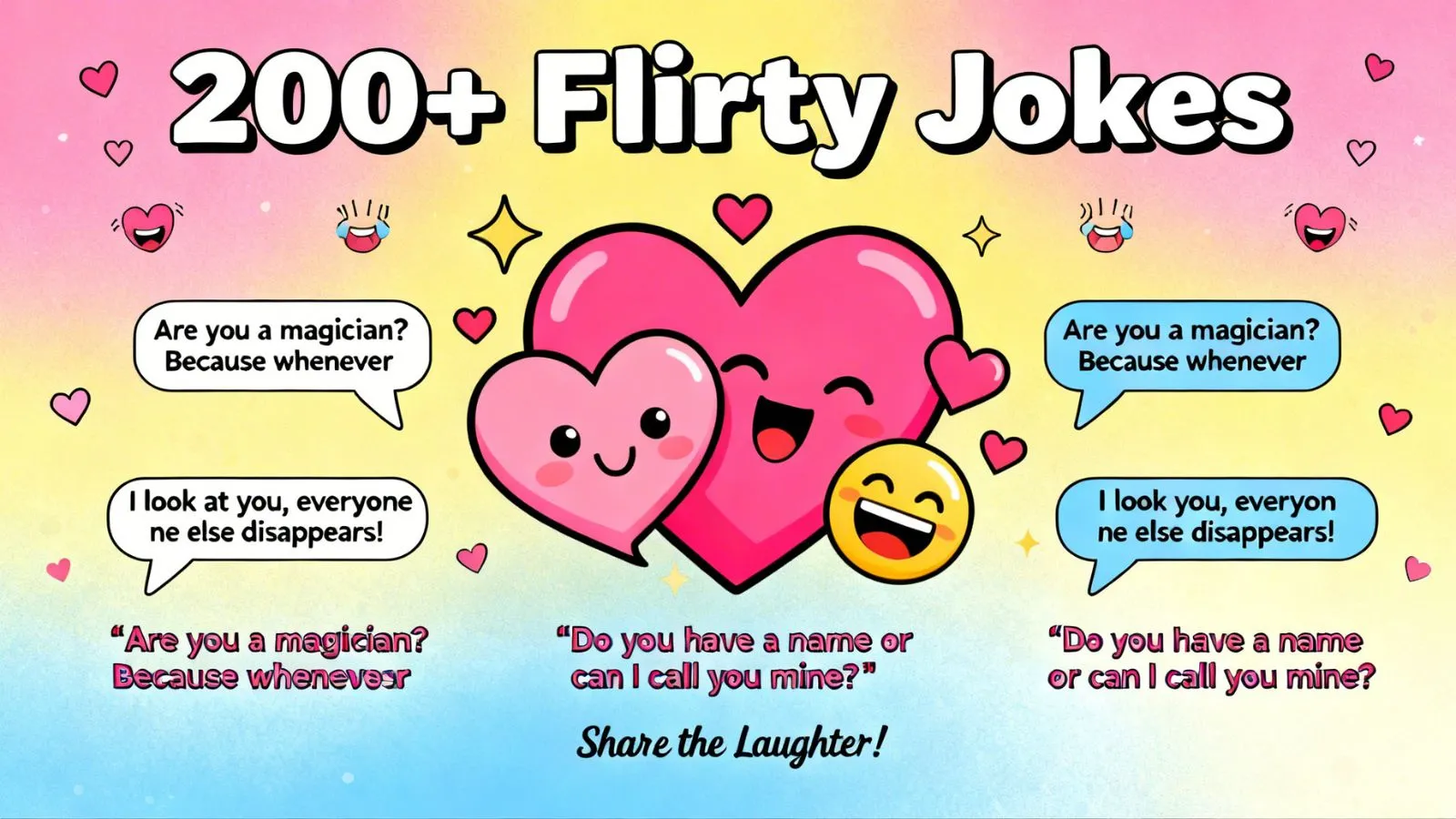 flirty jokes to make her laugh