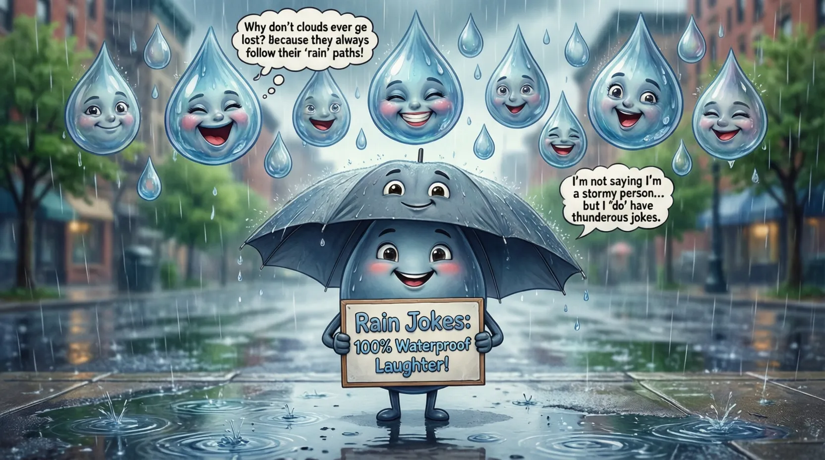 rain jokes